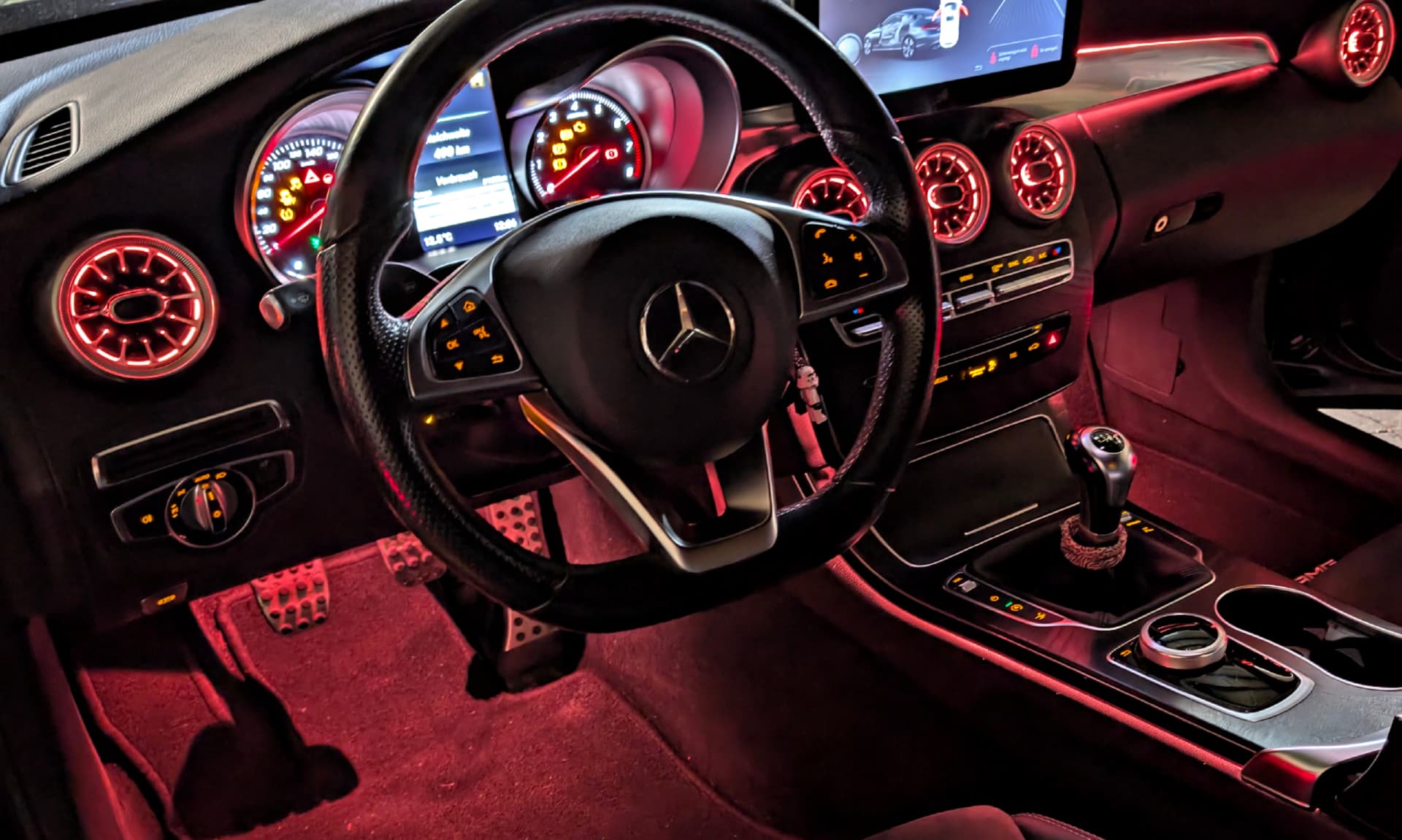 Mercedes Ambientebeleuchtung nachrüsten – Beispiel 3